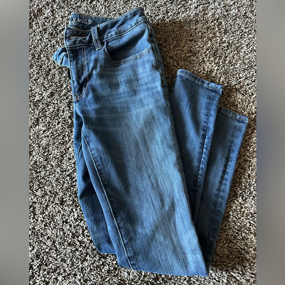 American Eagle Mid-rise Skinny Jeggings Size 4 Short